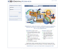 Tablet Screenshot of digitalkosher.com